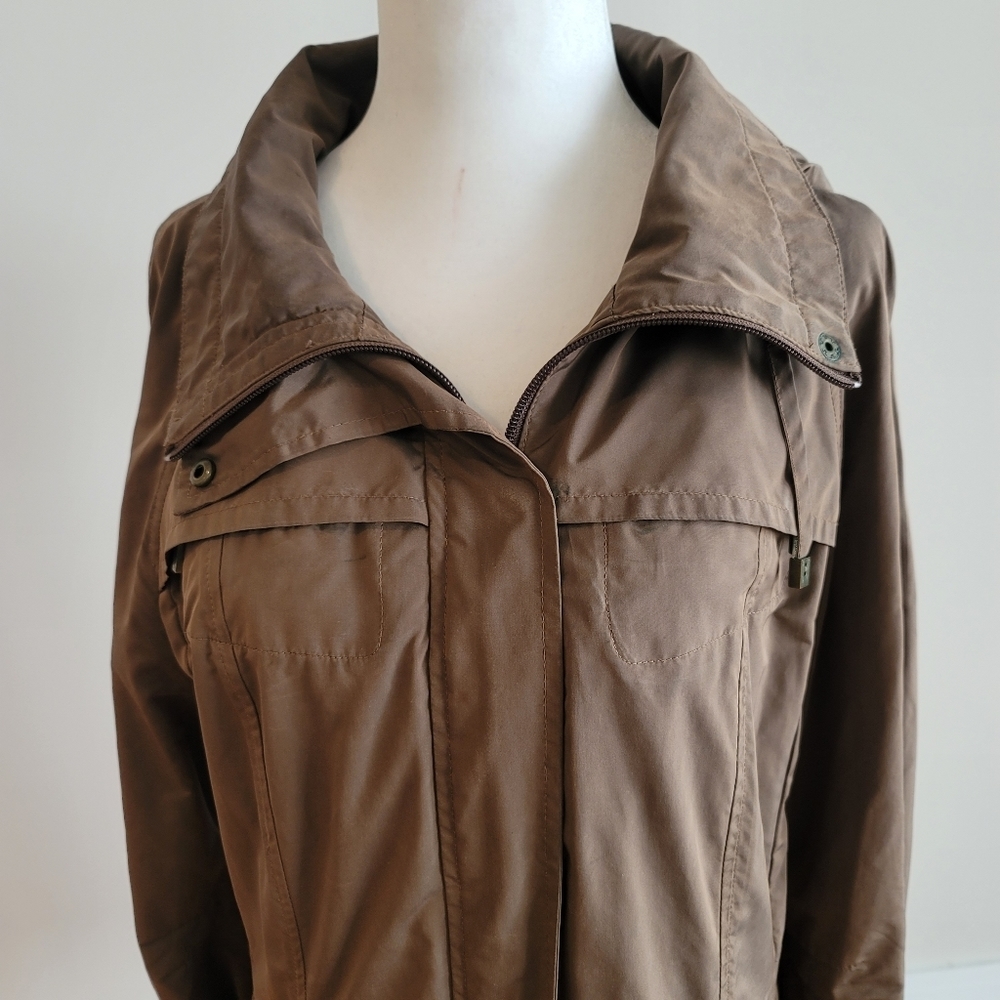 Cole Haan Women's Parka Size Medium Bronze - Picture 8 of 15